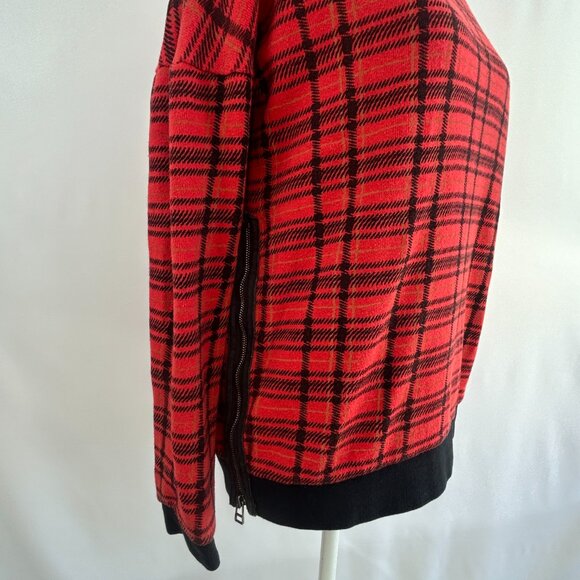 Vans Plaid Streetwear Red, Black & Beige Sweatshirt – Women’s Small S - Picture 6 of 10